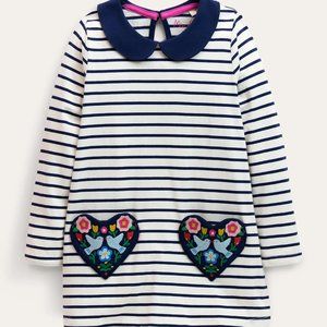 NWT Mini Boden Jersey Pocket Tunic